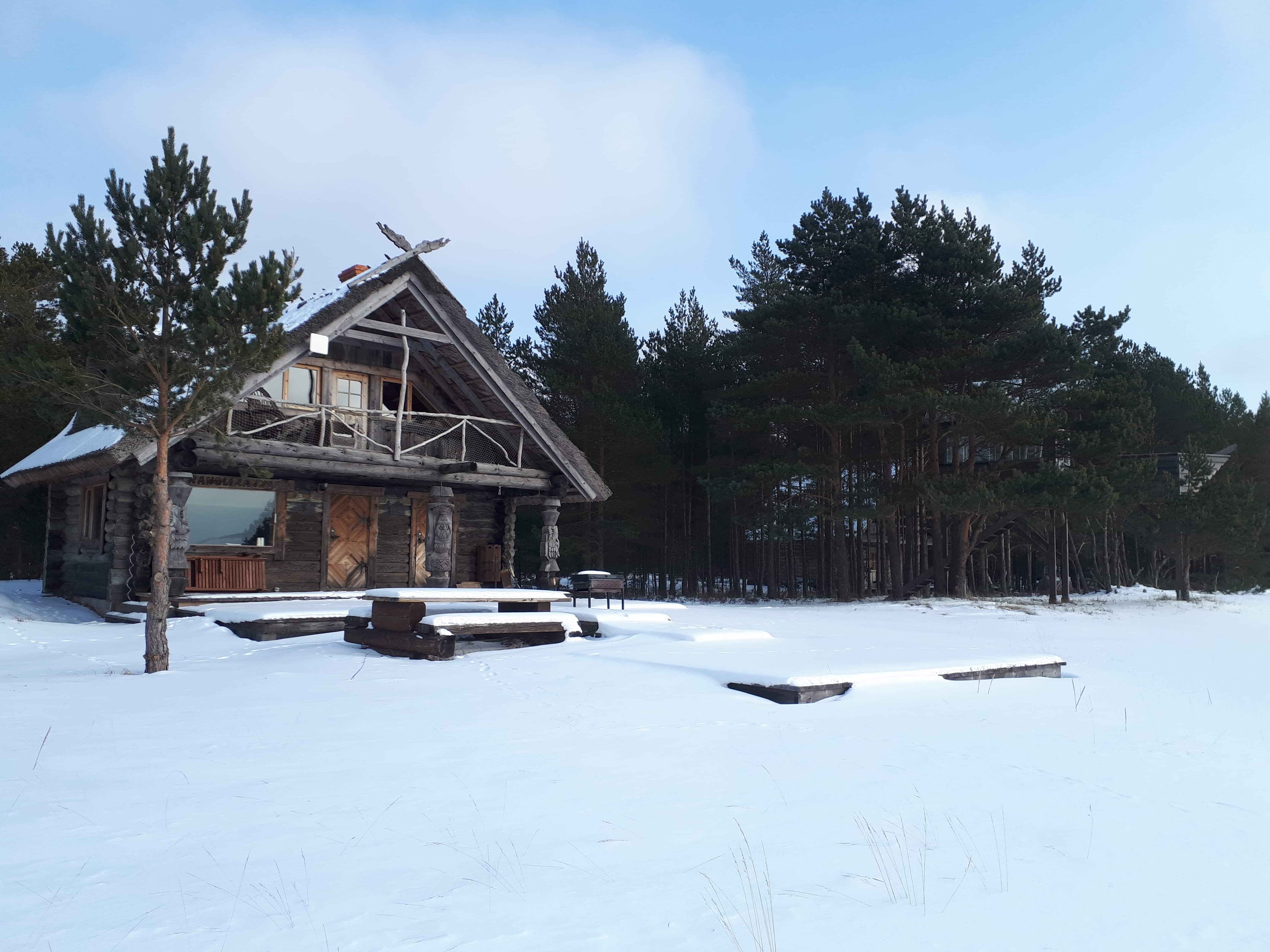 Wooden Hut at the seaside Wooden Hut at the seaside