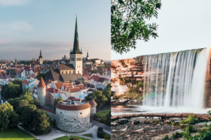 Tallinn Old Town and Jägala waterfall tour