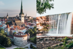 Tallinn Old Town and Jägala waterfall tour