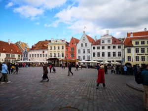 ©J. Leppmets. Raekoja plats - the main square in Tallinn Old Town