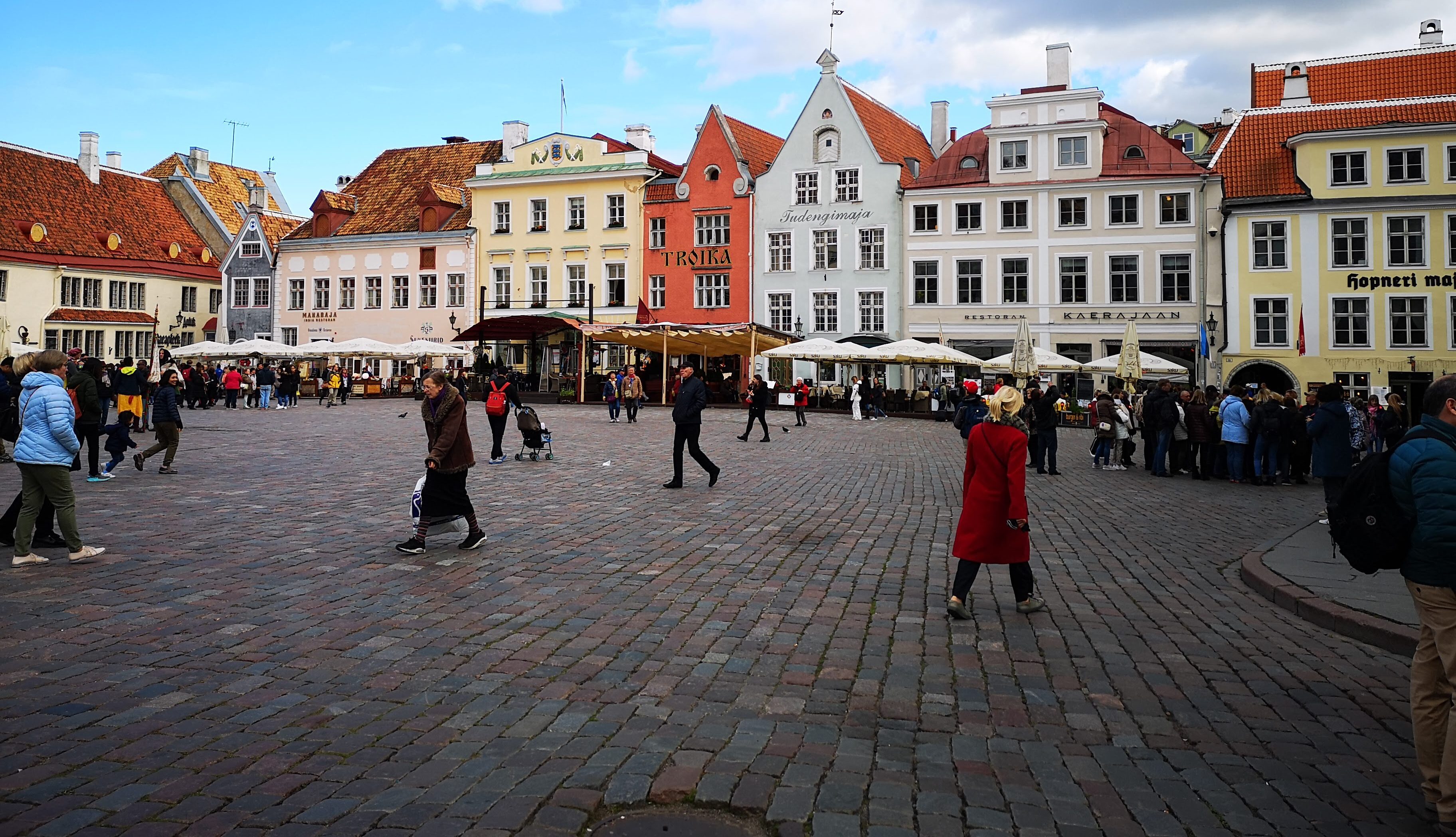 Raekoja plats - the main square in Tallinn Old Town