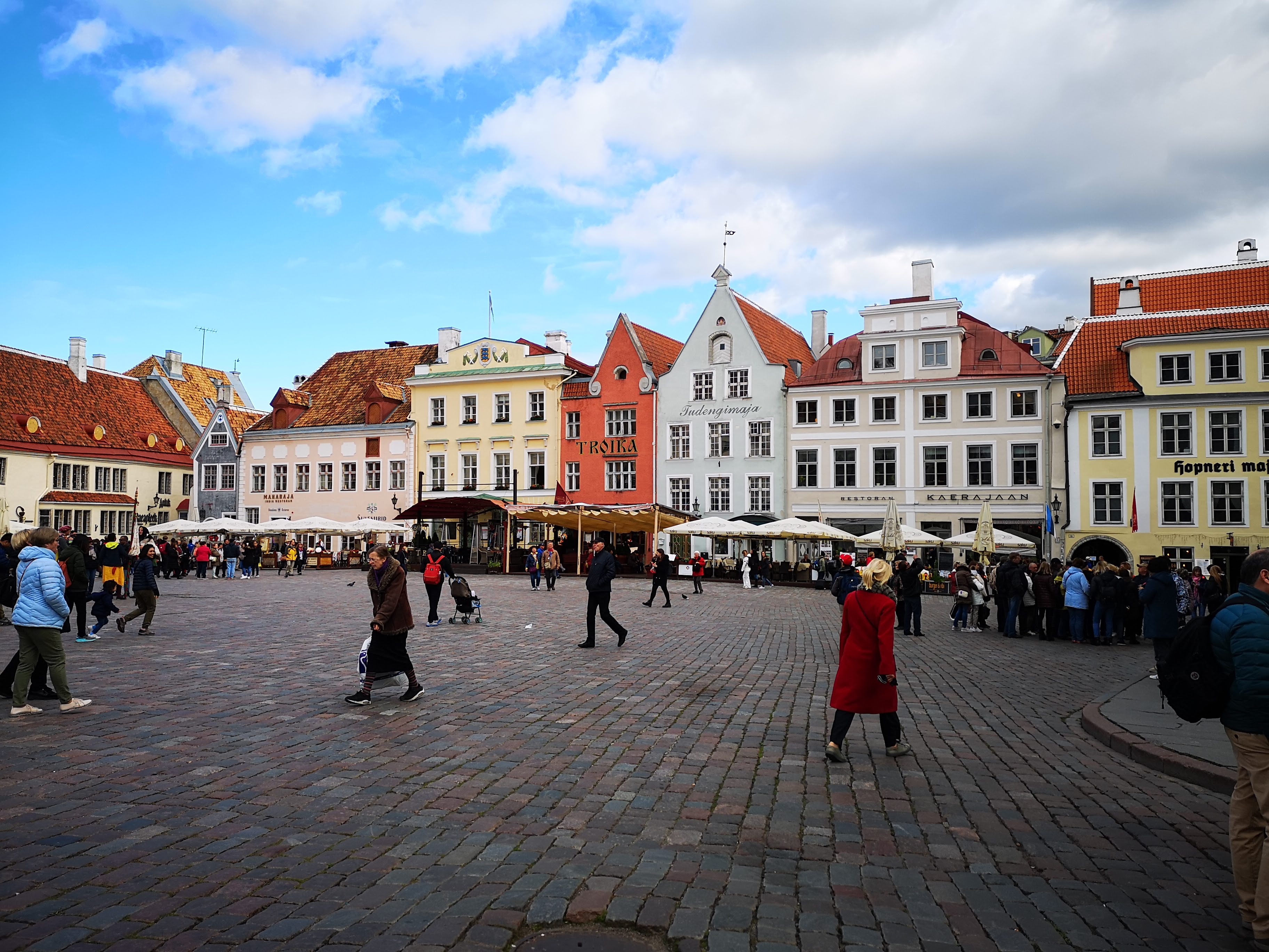 ©J. Leppmets. Raekoja plats - the main square in Tallinn Old Town