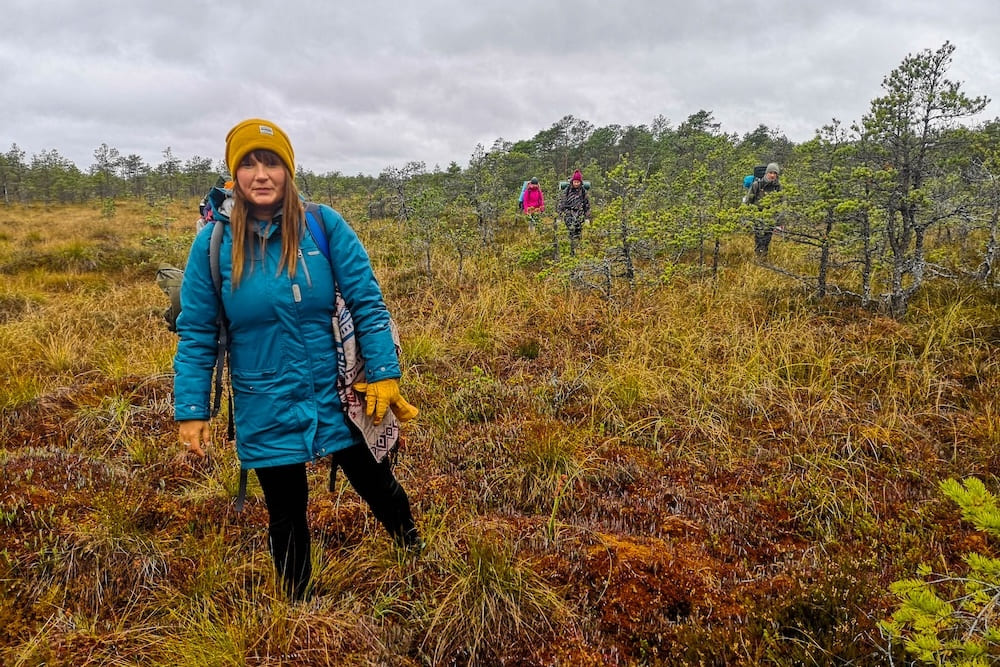 ©J. Leppmets. Bog-shoe hikes can be done in the winter as well ©J. Leppmets. Bog-shoe hikes can be done in the winter as well