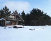 Wooden Hut at the seaside