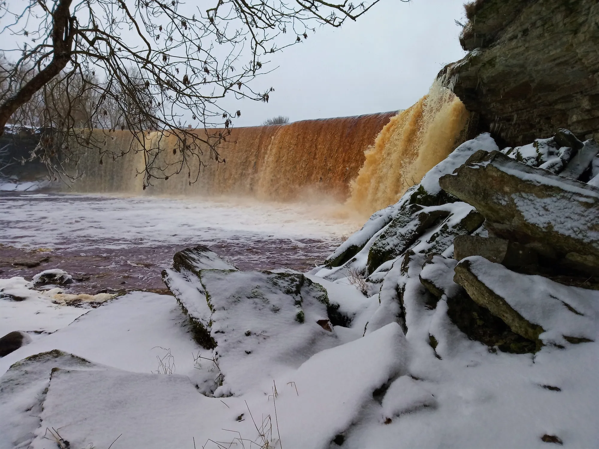 ©A .L. Prangli - Jägala waterfall in Estonia