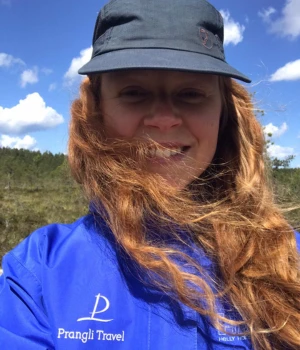 Epp, nature tour guide at Prangli Travel, outdoors in Estonia